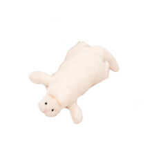 Soothing Stuffed Animals Ferret Doll Stress Toy Decors-White