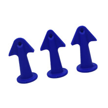 Buse de mastic en Silicone, ensemble de grattage,-Bleu foncé
