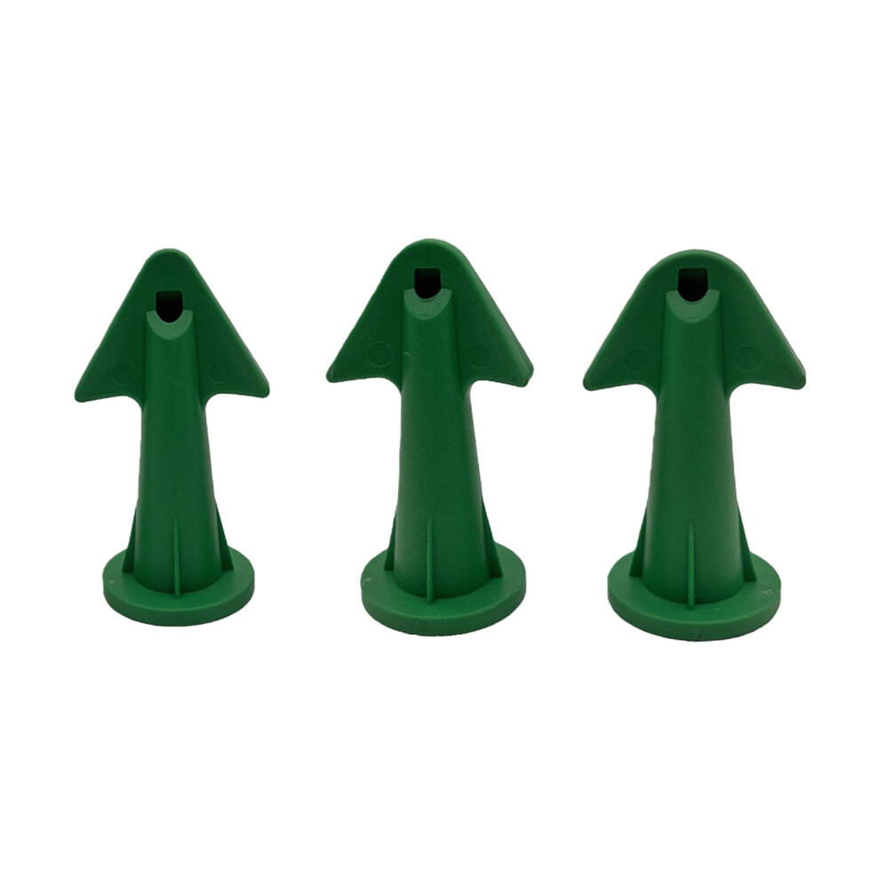 3Pcs Silicone Scraping Trowel Caulking Nozzle Sealant-Green 7704001148749