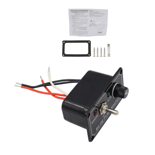 Manual-Off-Auto Switches with LED Indicator Light for Campers