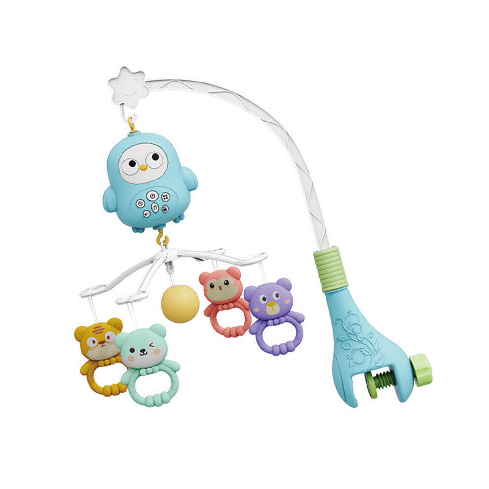 Infant Music Mobile Crib Hanging Toy With Rotating- Blue