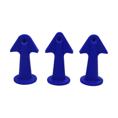 3Pcs Silicone Sealant Nozzle Scraping Set Scraping-Dark Blue