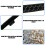 Grilles de calandre pour pare-choc automobile ABS,-Droite 6