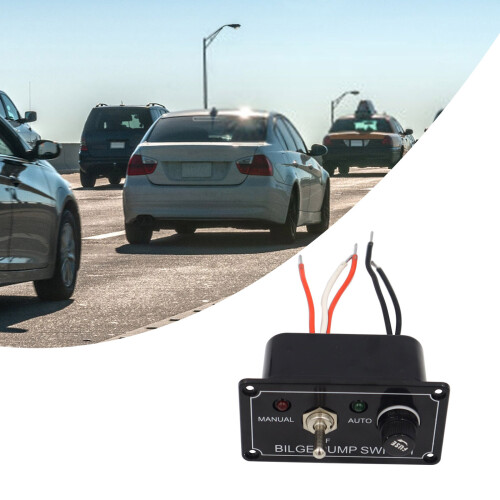 Manual-Off-Auto Switches with LED Indicator Light for Campers 1