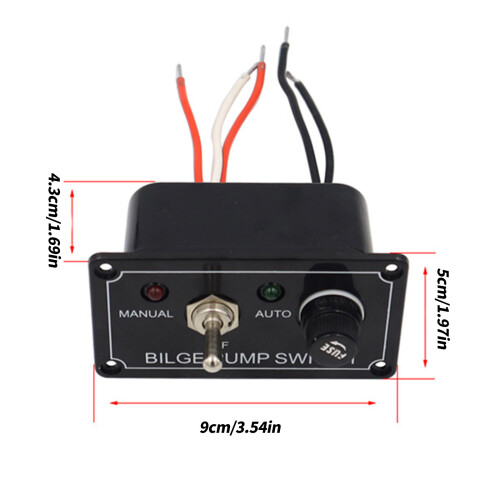 Manual-Off-Auto Switches with LED Indicator Light for Campers 2