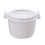 Plastic Microwave Rice Cooker 2600ML Kitchen Steamer-White 6