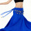 Practical Chiffon Dance Belt Adjustable Length And-royal blue 6