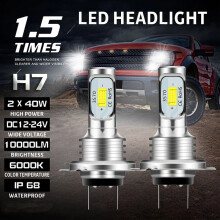 nbus Headlight H7 Led Lo Beam Bulbs LED Chips_Surprise Gift