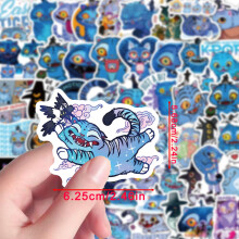 56 nuovi adesivi impermeabili per laptop Devil Hunter Blue Derpy, idol coreana del film -lingling}_56 adesivi KPOP Devil Hunter_Regalo a sorpresa