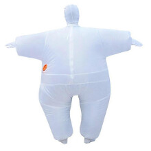 Nafukovací celotelový kostým pre dospelých, zábavný cosplay kostým, párty hračka, darček_vianočný darček_biely_prekvapivý darček