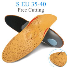 Orthopedic leather insoles compatible flat feet, arch support, shoe inserts compatible men, women and children, O/X-leg correction as photo_S EU 35-4