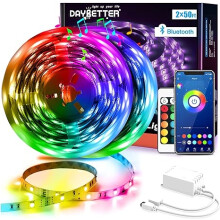 LED strip 30 m (2 x 15 m), 5050 RGB LED strip, Bluetooth_Surprise Gift