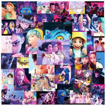 50 pcs K-Pop Girl Group Stickers – Waterproof Decorative Stickers compatible Laptop, Water Bottle, Diary**_Surprise Gift