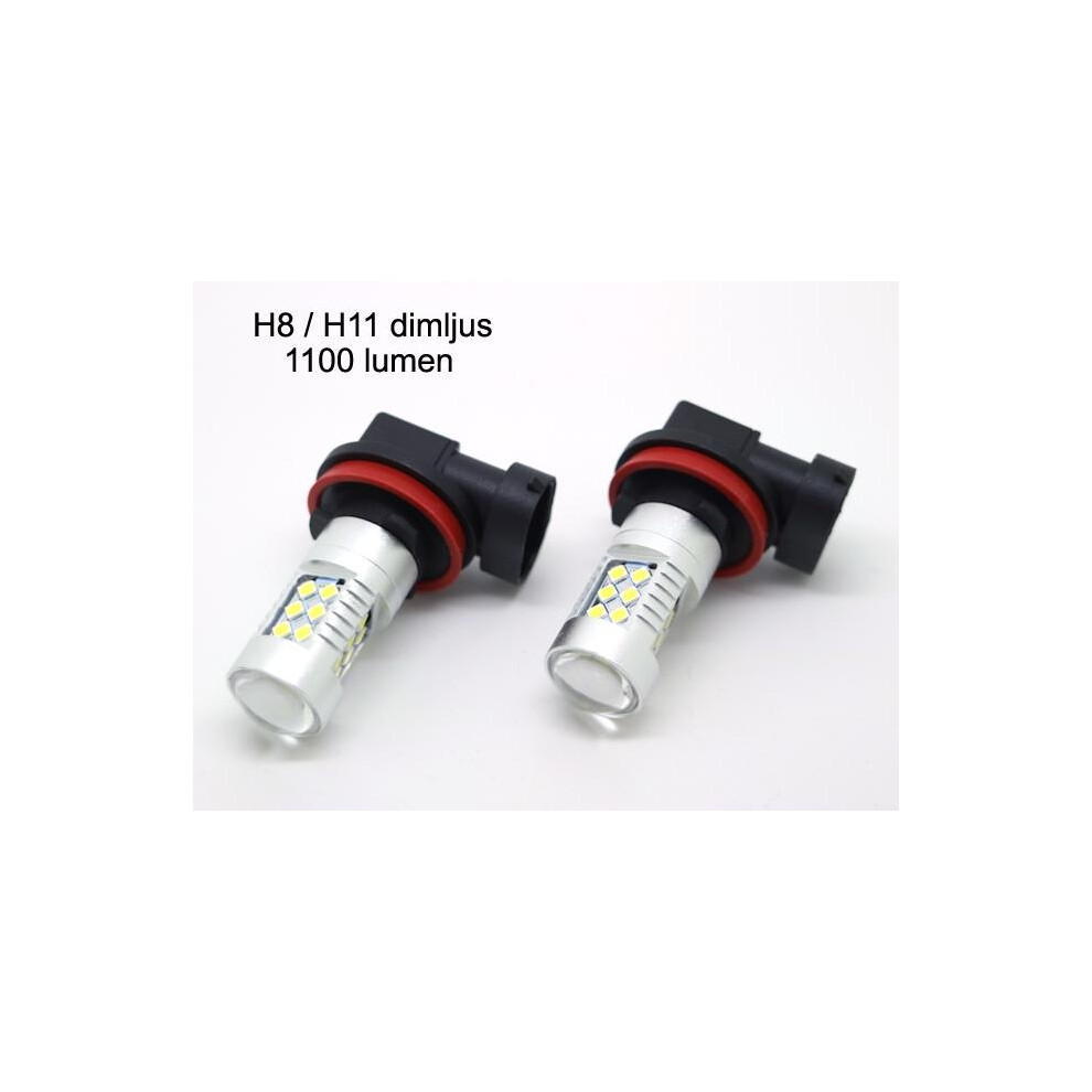 Pcs Fog Lights H8 H11 Led Bulbs 6000K 1100 Lumens 12V - Perfect_silver_surprise Gift White 6902344837660
