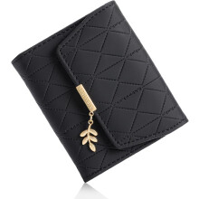 Wallet Women Leather RFID Blocking Card Holder Compact Wallet Zipper Coin Pocket with ID Window_Special Gift_Surprise Gift