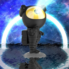 Astronauten-Weltraumprojektor, Sternenprojektor-Nachtlicht mit 360-Drehkopf mit Magnet, Fernbedienung, 15 Lichtkombinationen, 8 Beleuchtungsmodi