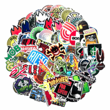 100x stickers - Skateboard multicolor_Surprise Gift