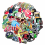 100x stickers - Skateboard multicolor_Surprise Gift 1