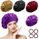 4 Satin-Schlafhauben, inklusive 4 elastischen Haarbändern – Überraschungsgeschenk 1