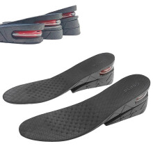 Shoe Inserts / Grow Taller - Insoles compatible Men, 3-Layer_black/Black_Surprise Gift