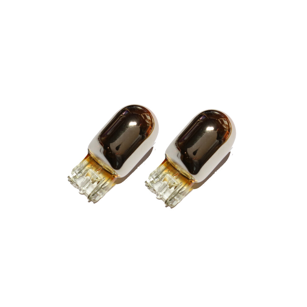 7440 W21w Wy21w T20 Chrome Indicator Lamp Diadem W3x16d_silver/Chrome_surprise Gift Yellow/Light 6902344838667