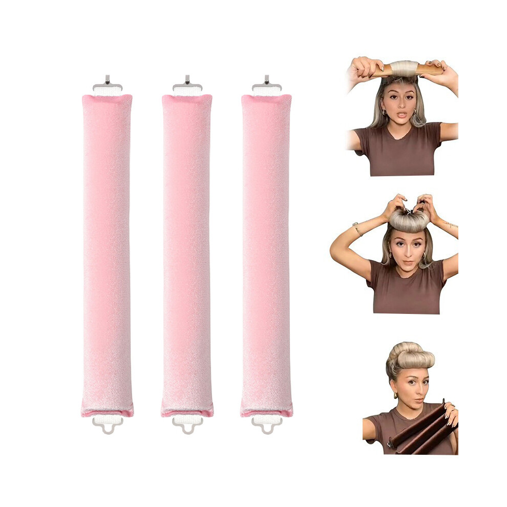 INF Heat-Free Hair Curlers Hair rollers to curl hair without heat_Pink_Surprise Gift