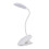 LED Reading Light - Rechargeable Clip on Table Lamp with USB Cable, White_Surprise Gift 1