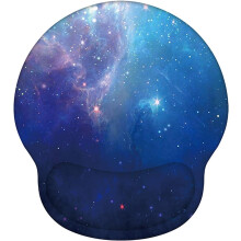 Mouse pad, Mouse pads with wrist rest, non-slip rubber base, milk silk fabric with comcompatibletable, ergonomic, new patterns beautiful and fashiona