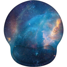 Mouse pad, Mouse pads with wrist rest, non-slip rubber base, milk silk fabric with comcompatibletable, ergonomic, new patterns beautiful and fashiona