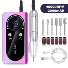 Fast and efficient 45000 rpm rechargeable portable electric nail file_Purpur_Surprise Gift