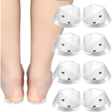 4 Pairs Medial Lateral Supination Wedge Insoles with Magnets Corrects Pronation Silicone Orthopedic Shoe Heel Inserts compatible Foot Adjustment, Kob