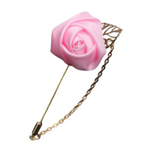Boutonnière classique en forme de Rose, épingle de Corsage-rose