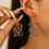 Boucles d'oreilles à thème délicat en acrylique, accessoires-4 4