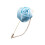 Artificial Silk Flower Corsage Elegant Boutonniere-light blue 1