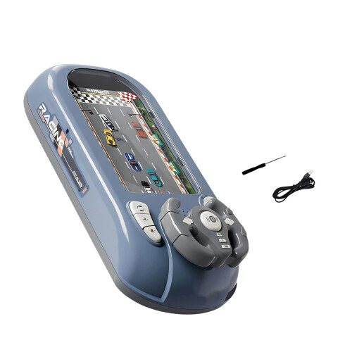 Musical Steering wheels Toy Driving Simulator-blue gray