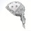 Universal Protective Head Wrap Suitable For Women and Men-White 1