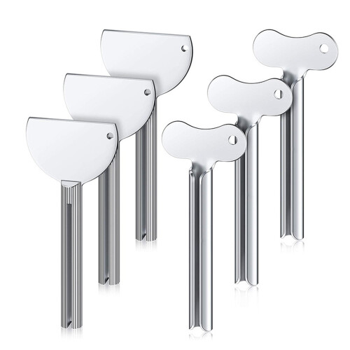 Toothpaste Squeezer Roller for Toothpaste Paint-Type A silver 1