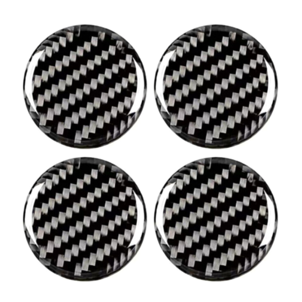 Lock Hole Cover For Vehicle Keyhole Security-Carbon Fiber Black 7751001384721
