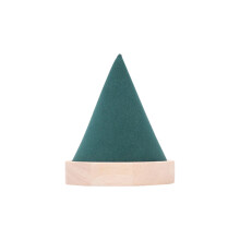 Creative Conical Bracelet Stand Sturdy Wood and Soft-Green