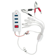 ABS Construction 3 USB Clip Charger Universal Car Battery Mobile