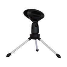 Universals Clamp Desktop Tripods Stand for-Metal rod eggshaped