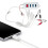 ABS Construction 3 USB Clip Charger Universal Car Battery Mobile 2