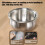 Rice Cooker Insert Dishwasher Safe Cookware Replacement Part-5L 2