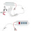 ABS Construction 3 USB Clip Charger Universal Car Battery Mobile 5