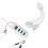 ABS Construction 3 USB Clip Charger Universal Car Battery Mobile 6