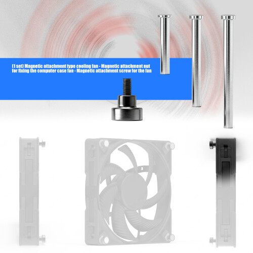 High Efficiency Cooling Fan with Magnetic Screw Offering-15 mm 2