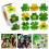 500PCS Reflective Patricks Day Sticker Shamrock Sticker for Gift 2