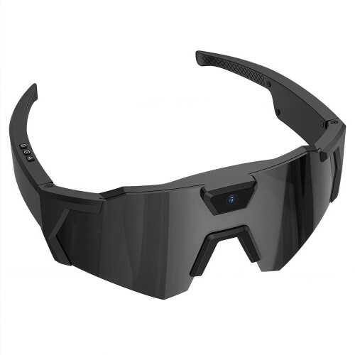 Lightweight Intelligent Camera Glasses for-Black model A