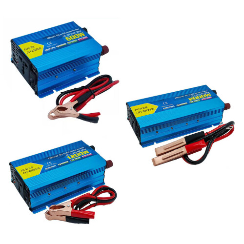 Multiple Feature Secure Power Supply Inverters 12VDC to- 1200W 2