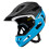 Impact Resistant Mountain Biking Helmet Adjustable-Blue Black 1